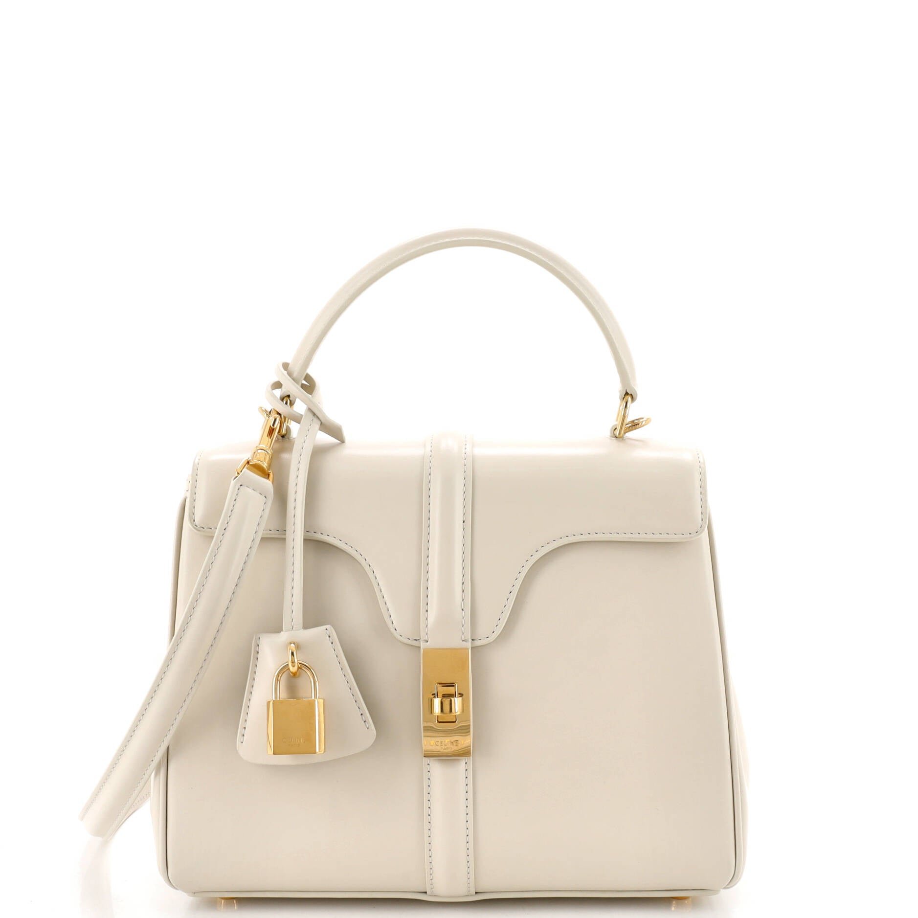 16 Top Handle Bag Smooth Calfskin Small