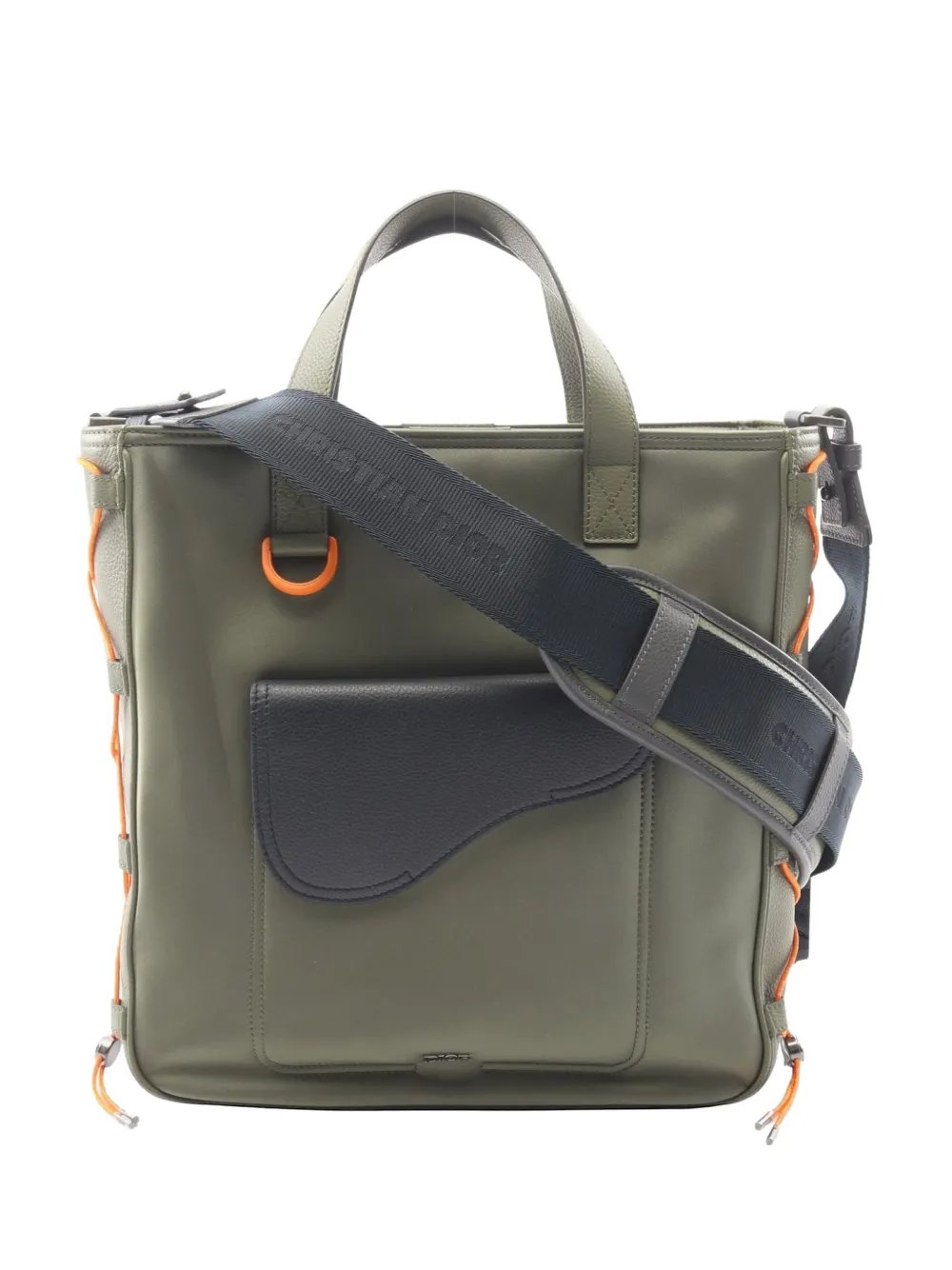 x Sacai 2010s Saddle magnetic-fastening tote bag