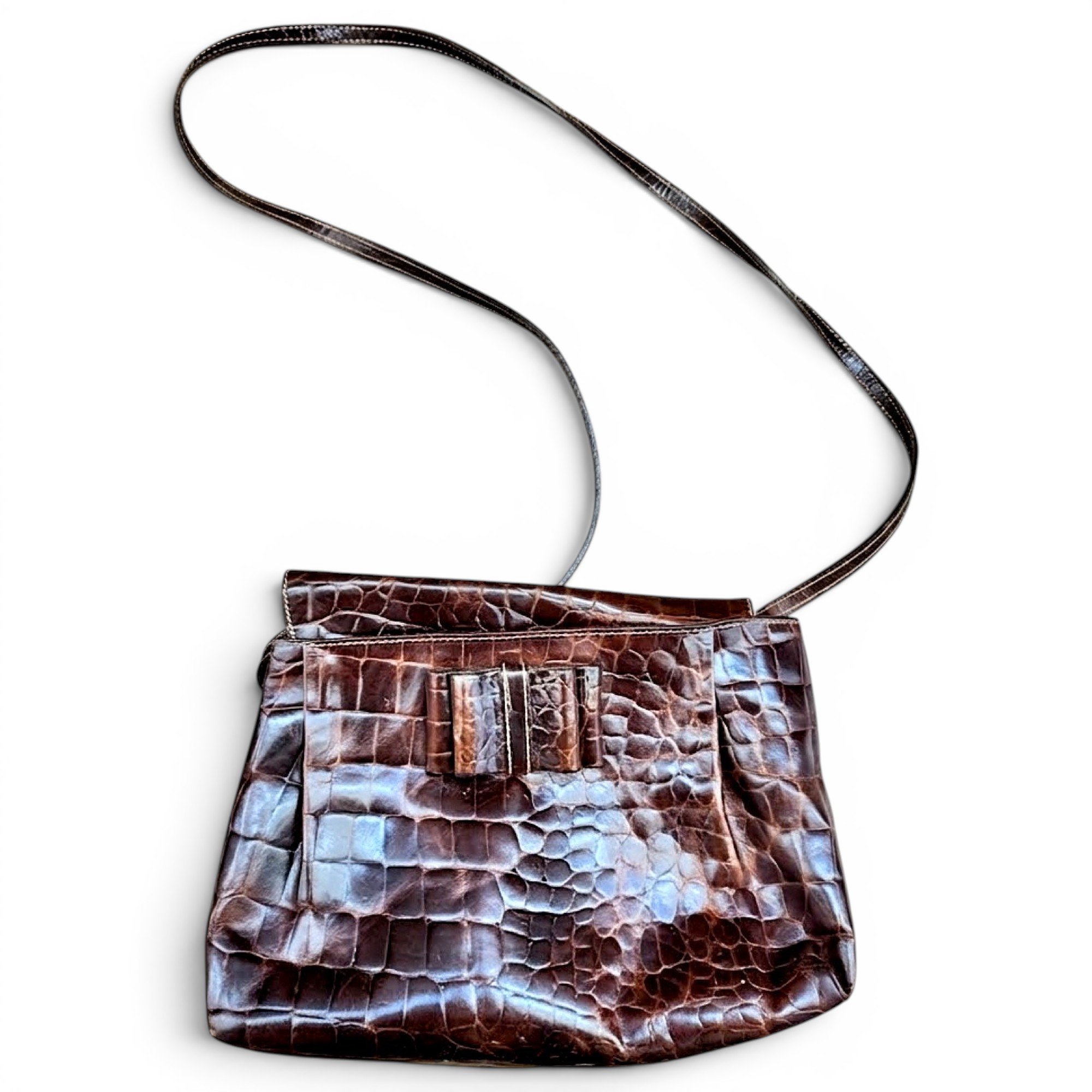 Metropolis leather crossbody bag