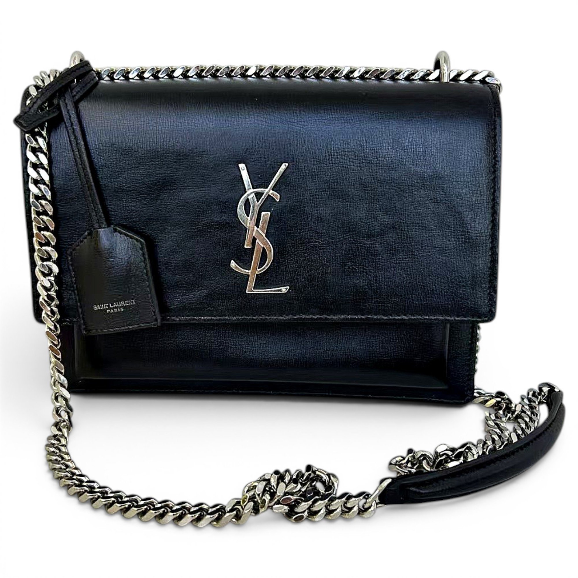 Sunset leather handbag