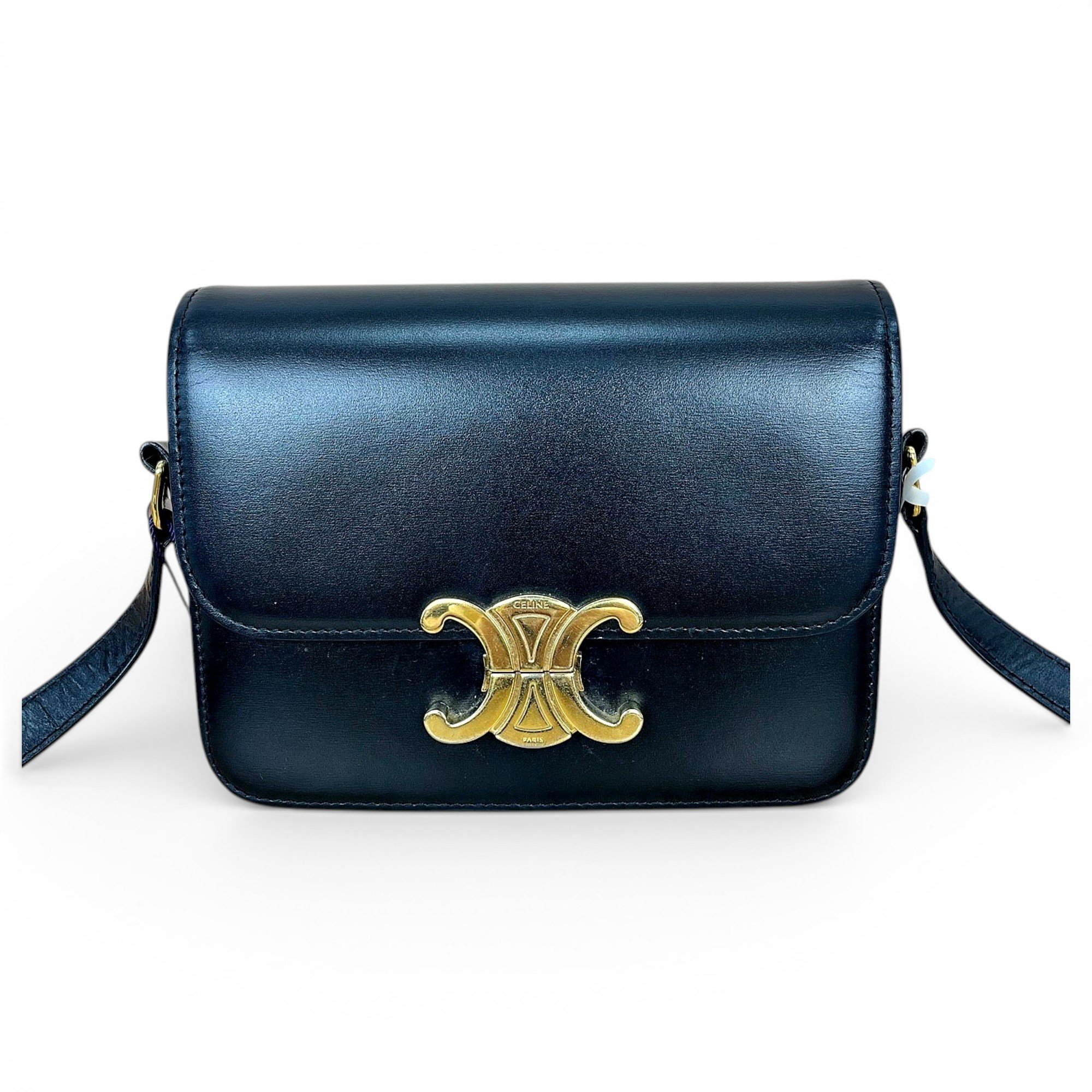 Triomphe leather handbag