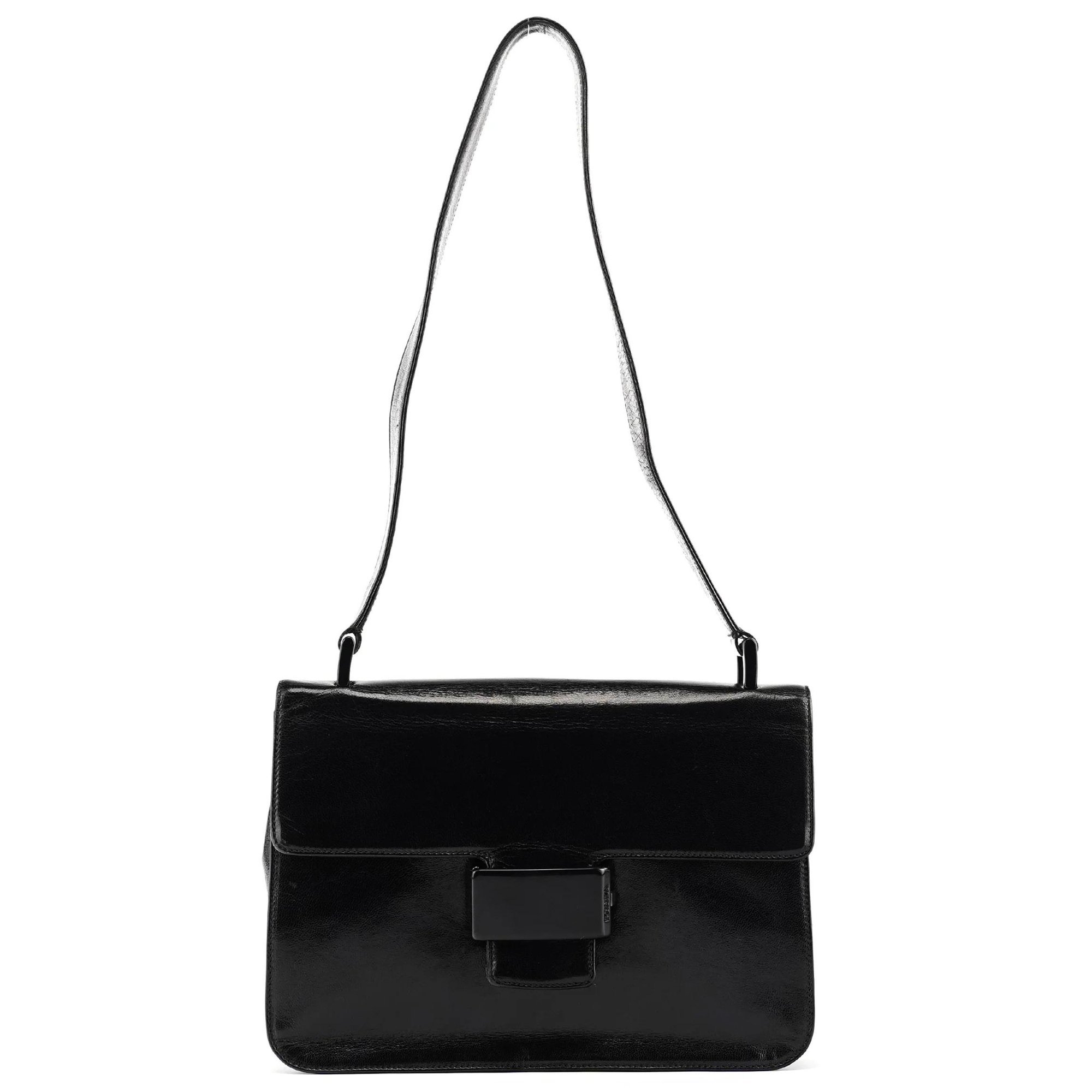 Madras leather handbag