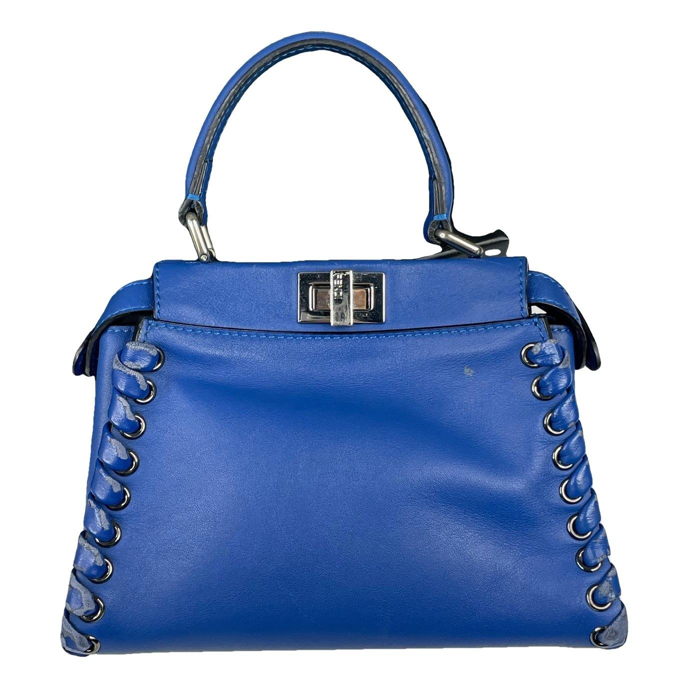 Peekaboo leather handbag