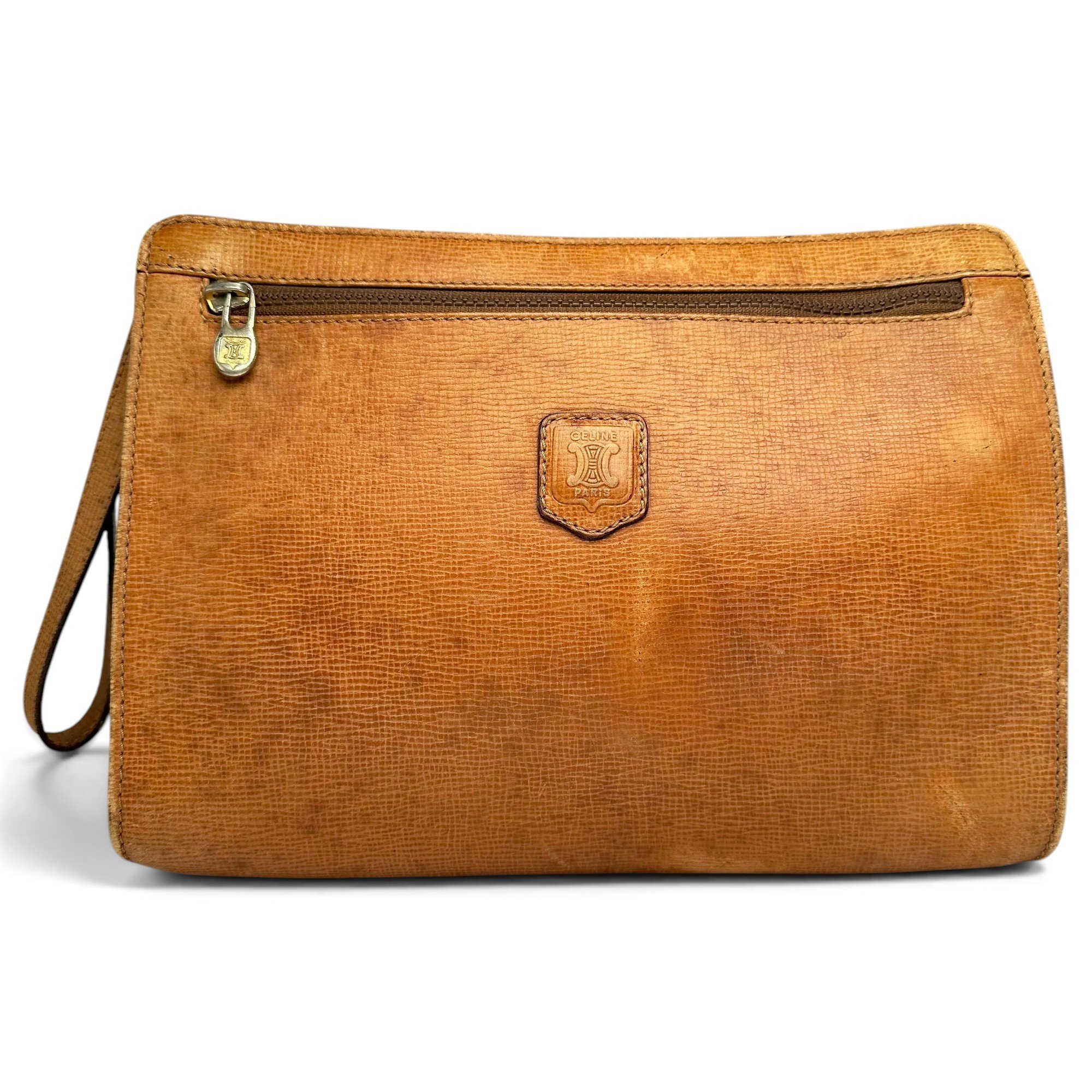 Triomphe leather mini bag
