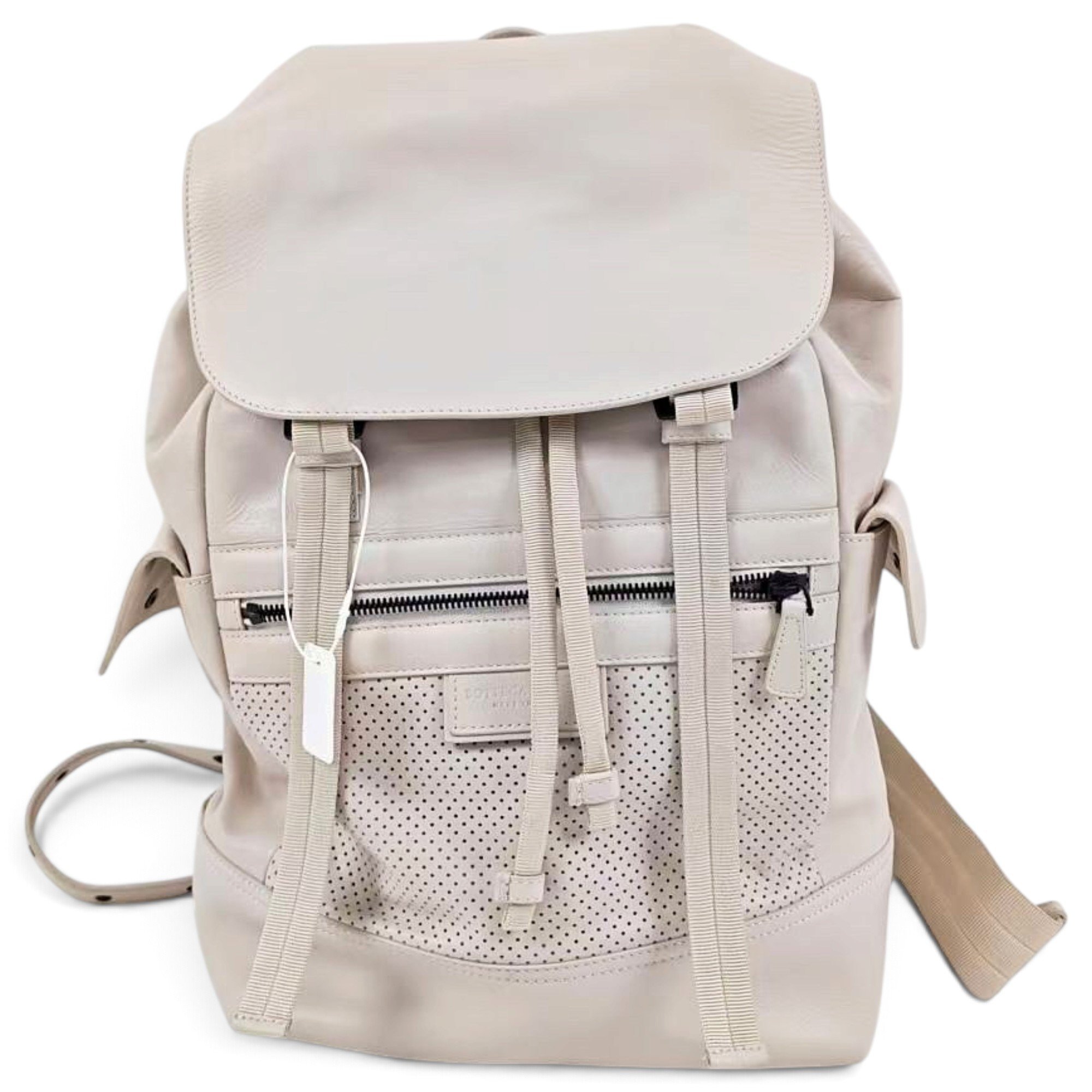 Leather backpack