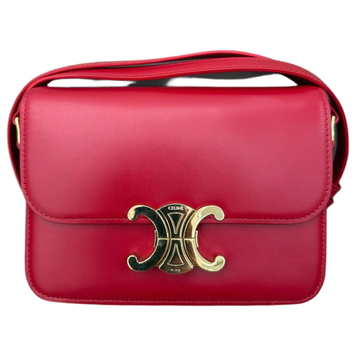 Celine Triomphe leather handbag