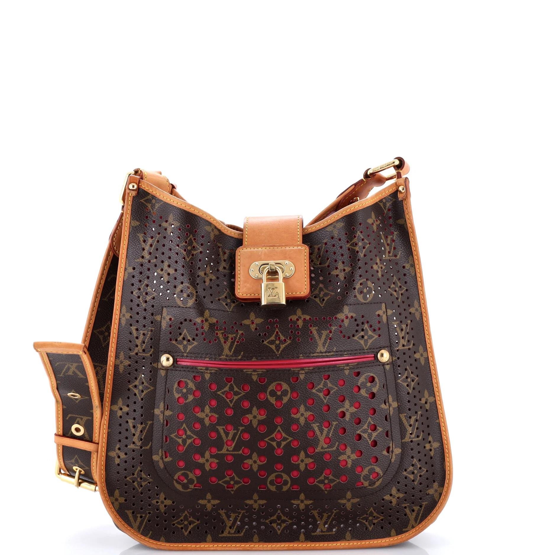 Musette cloth crossbody bag