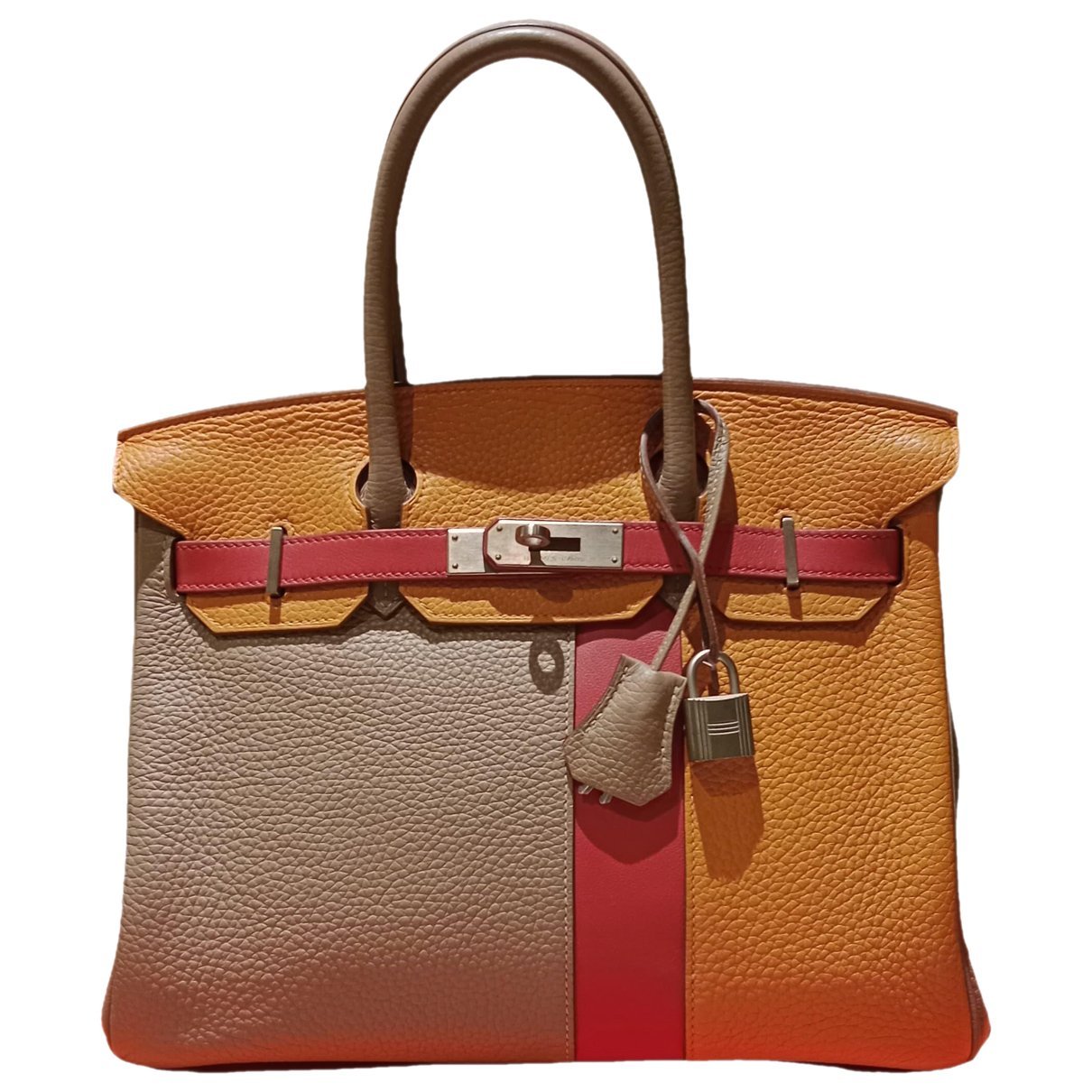 Birkin 30 leather handbag