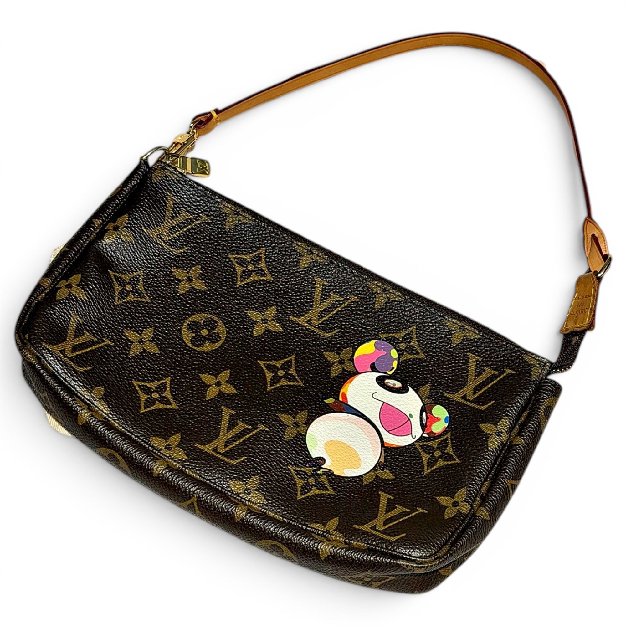 Pochette Accessoire leather handbag