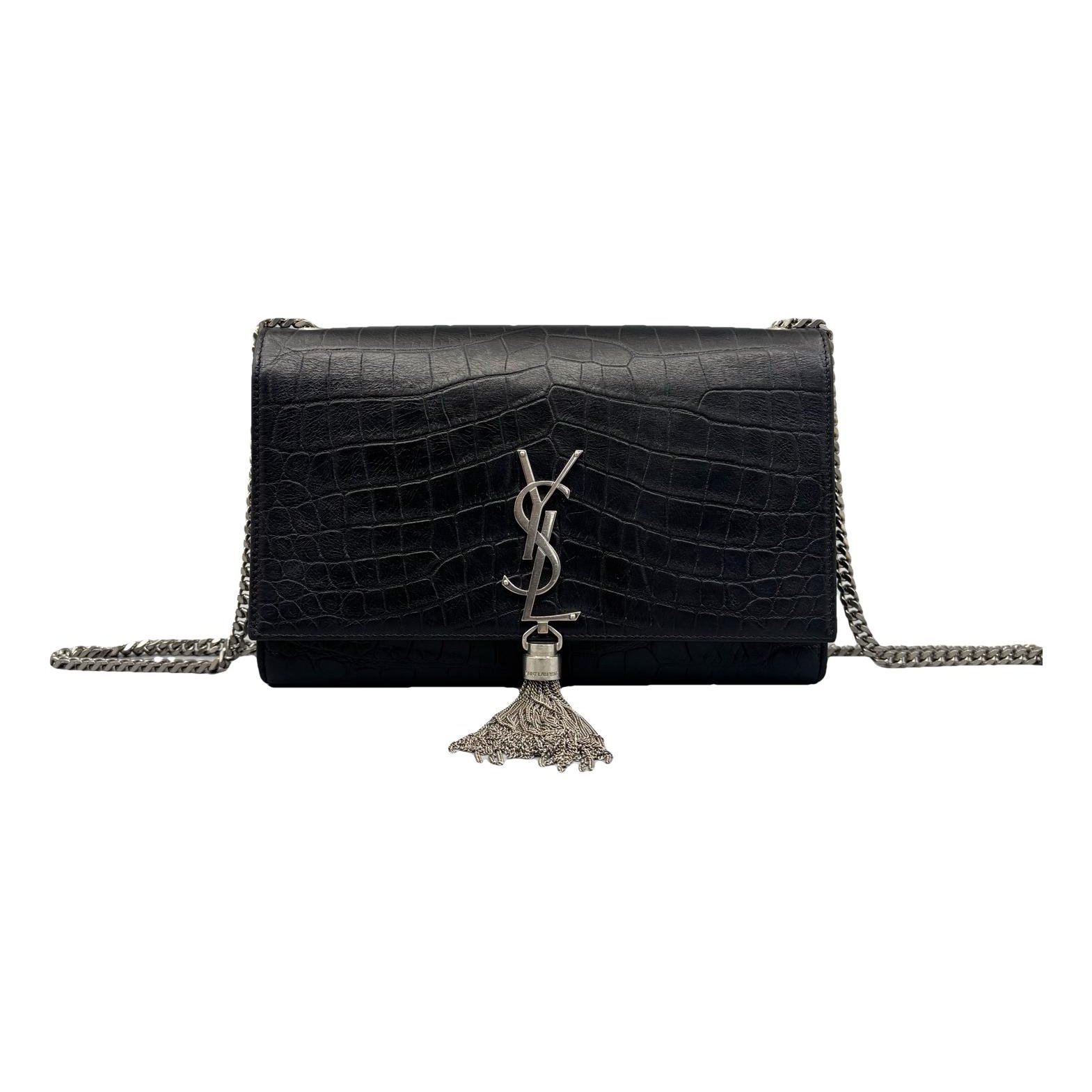 Pompom Kate leather handbag