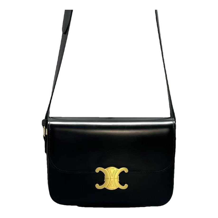 Triomphe leather handbag