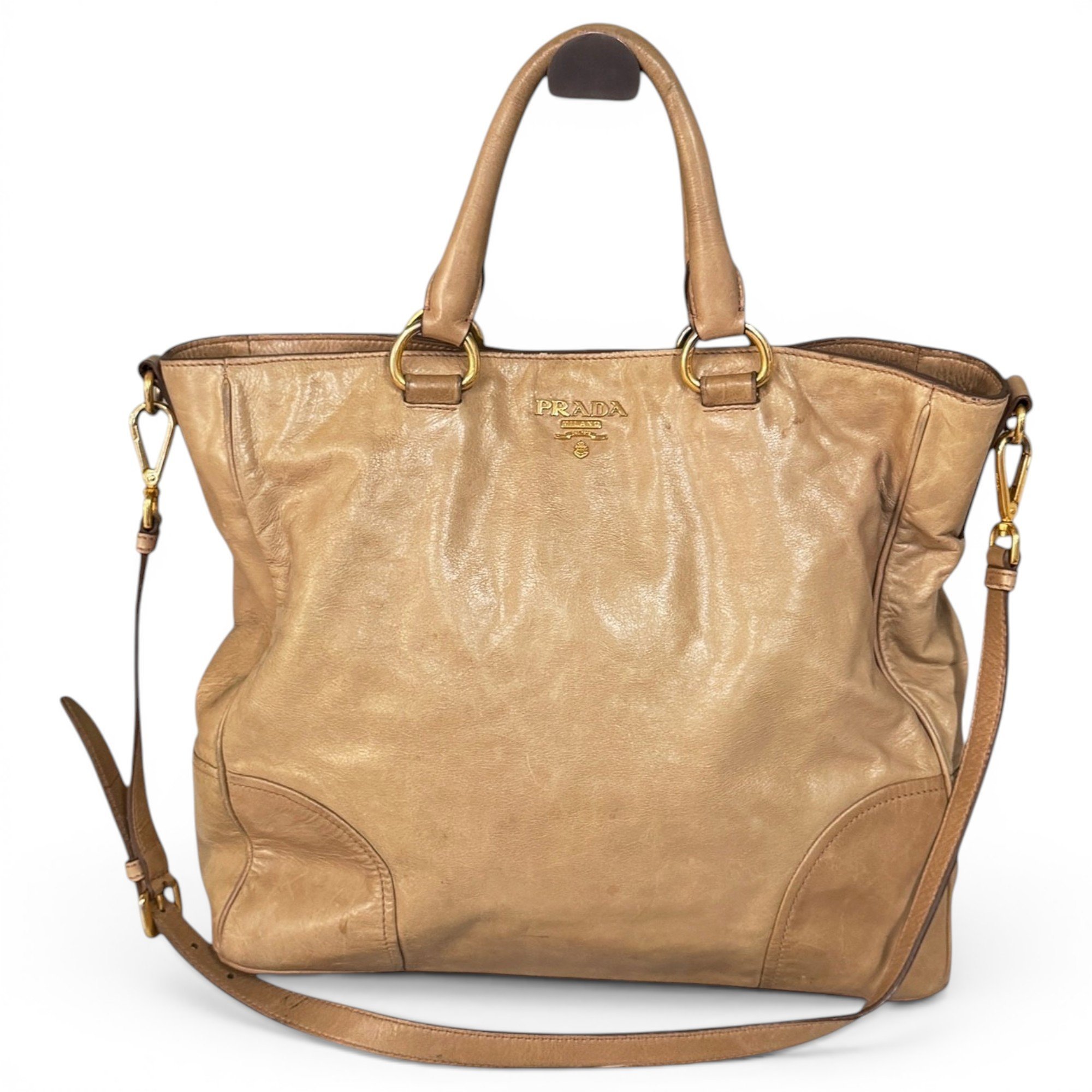 Leather tote