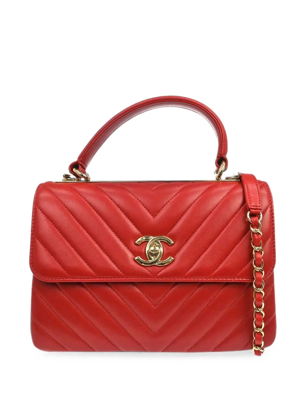 2019 Trendy CC Chevron shoulder bag
