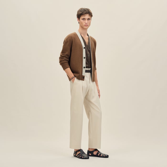 Caramel "Detail Colore" Buttoned Cardigan