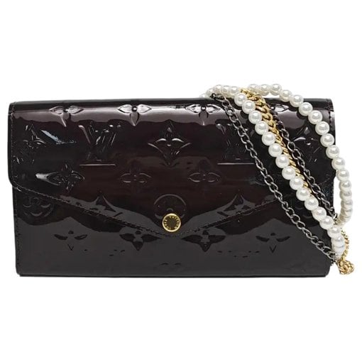 Patent leather handbag