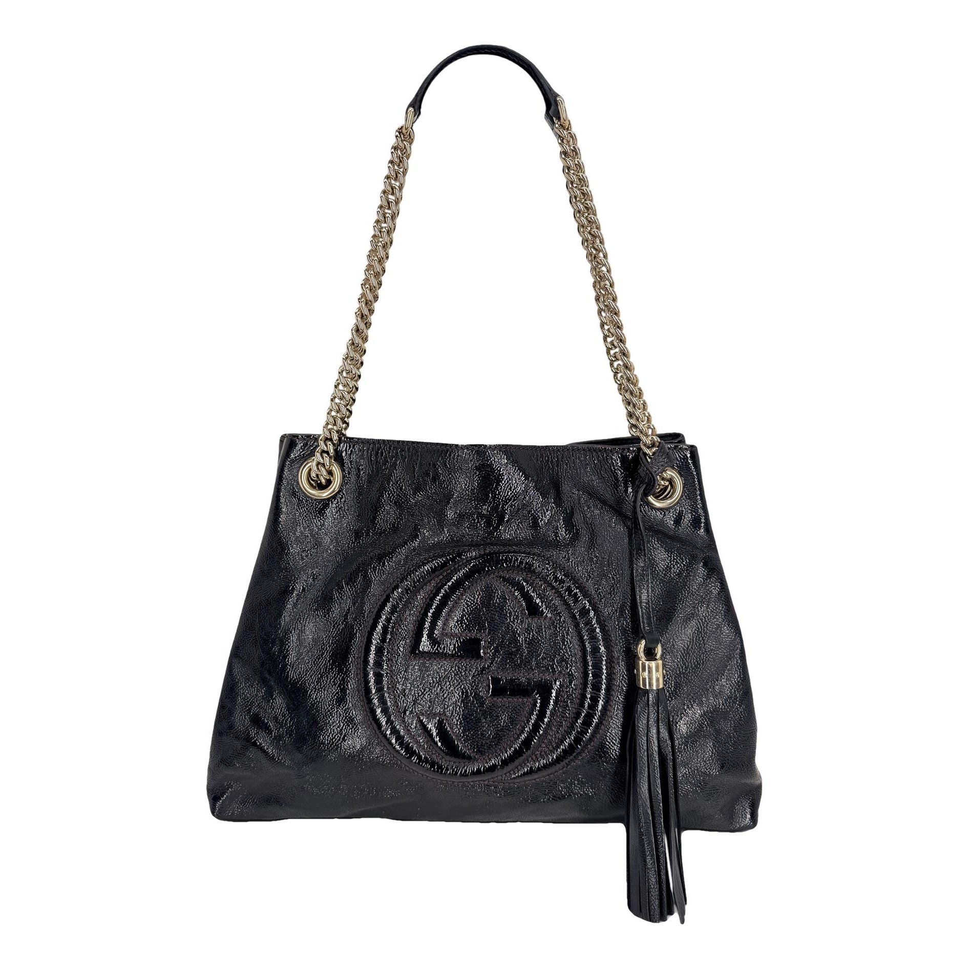 Soho Double Chain leather tote