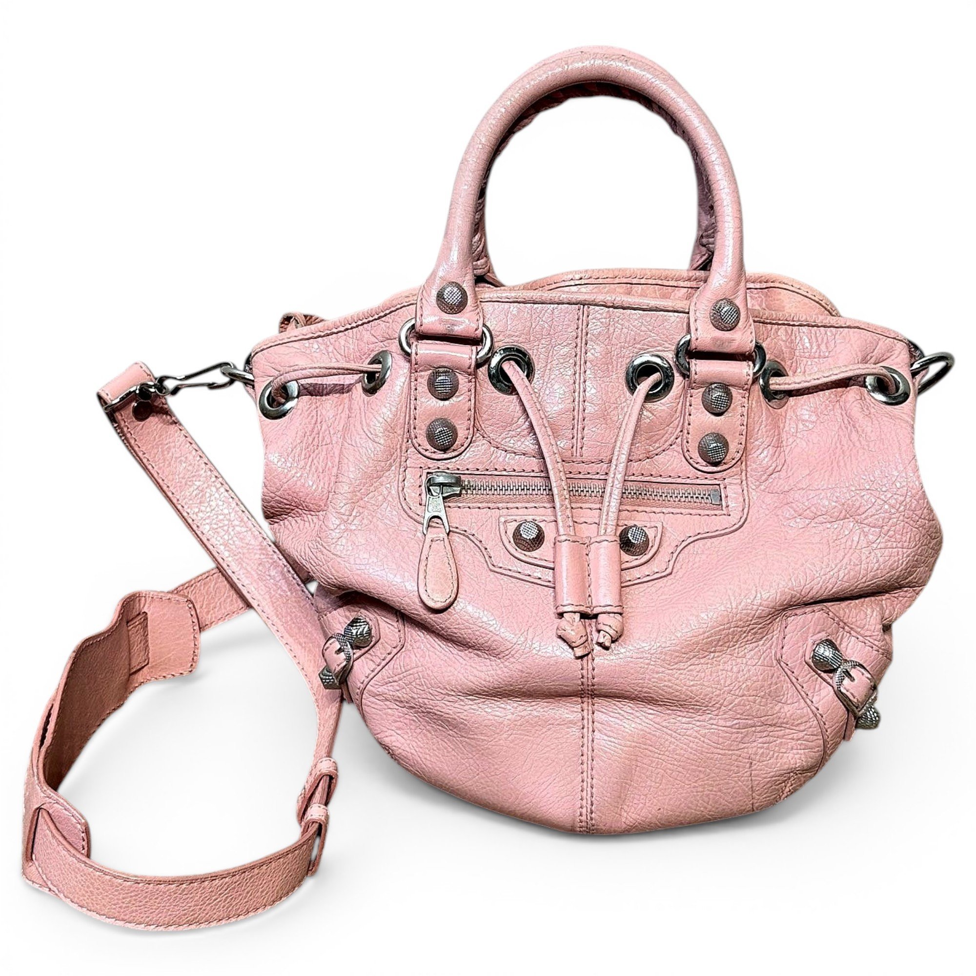 Le Cagole leather handbag