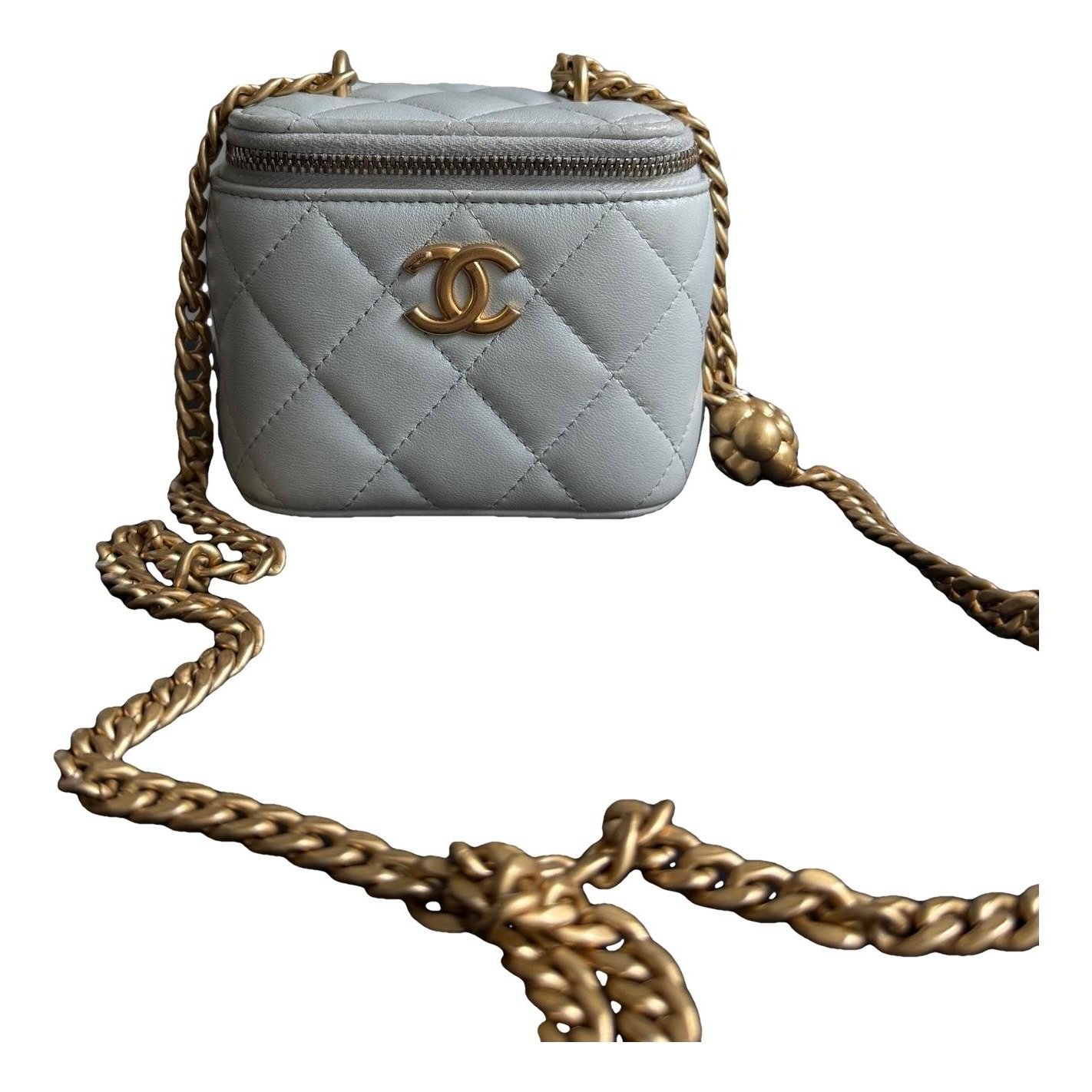 Trendy CC Vanity leather handbag