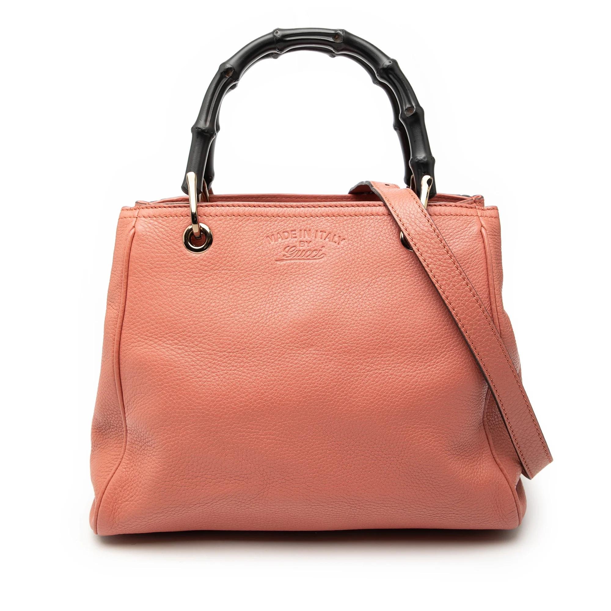 Bamboo pony-style calfskin satchel