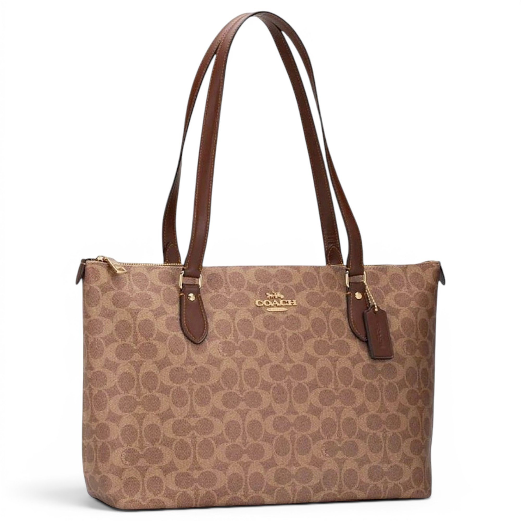 Leather tote