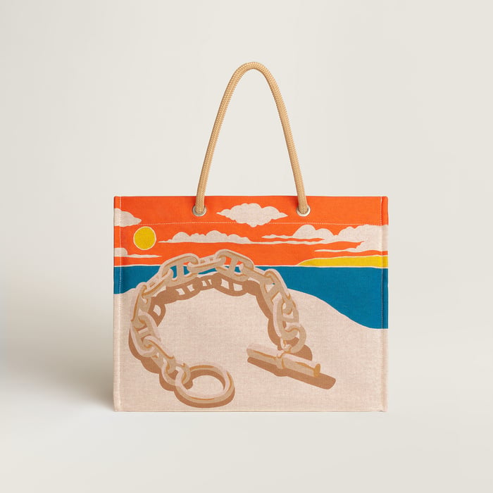 Acier Escale a La Plage Beach Bag