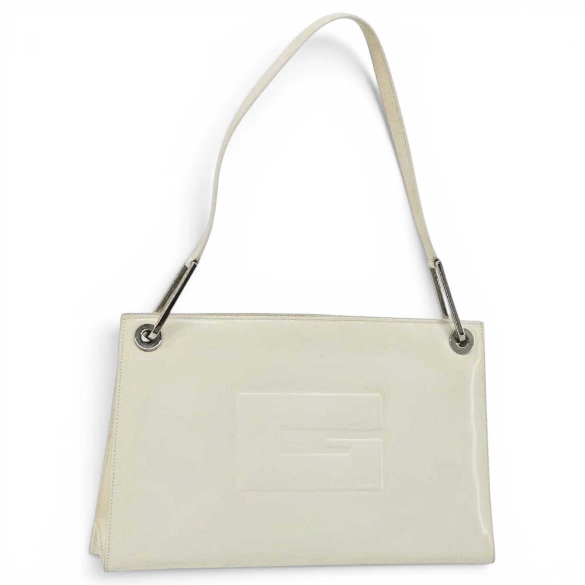 Patent leather handbag