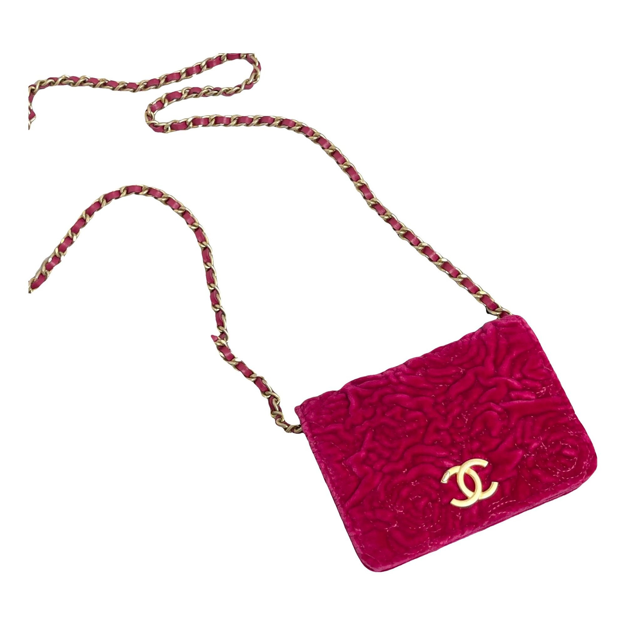 Velvet handbag