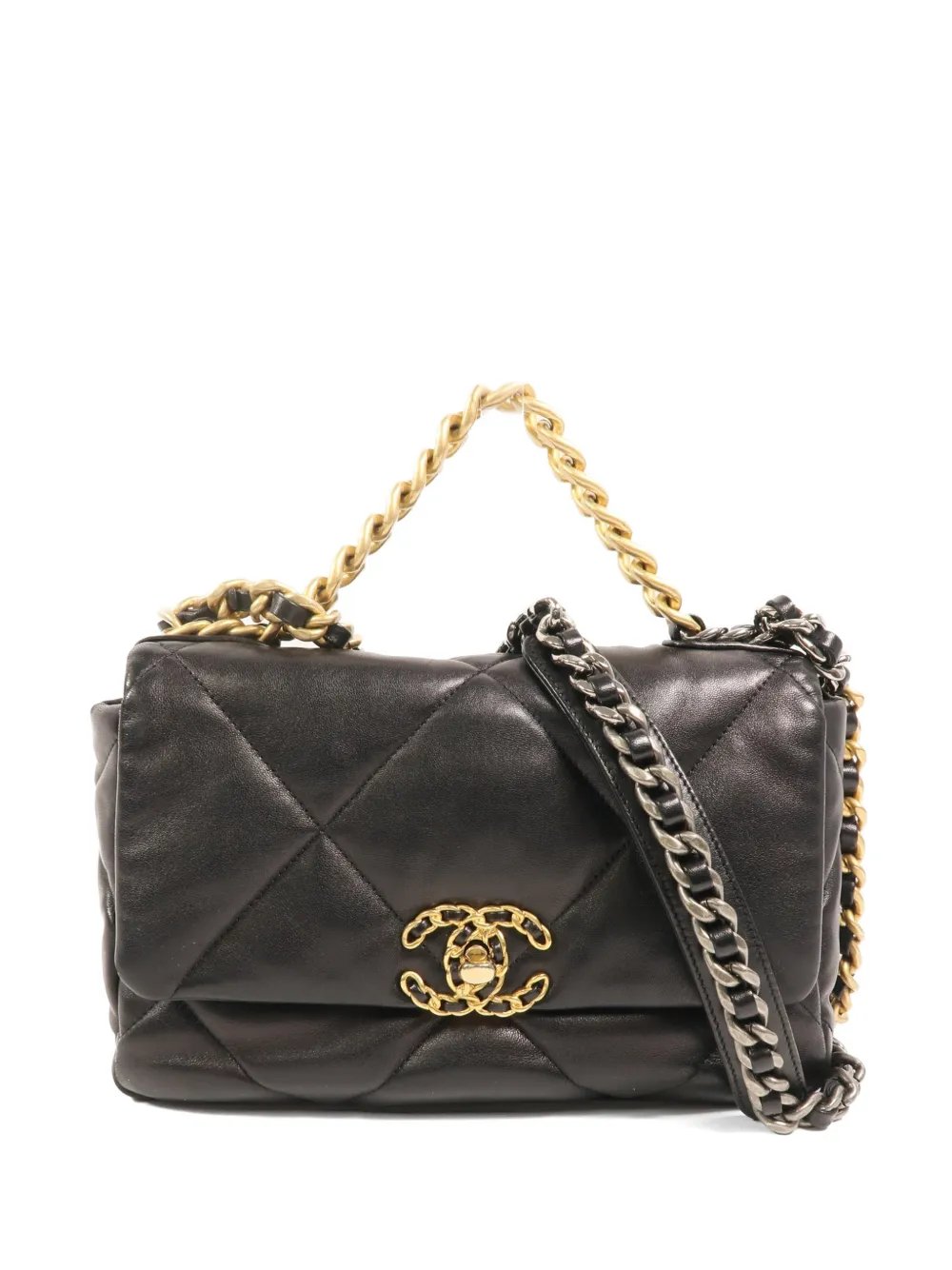 small C19  two-way quilted lambskin shoulder bag