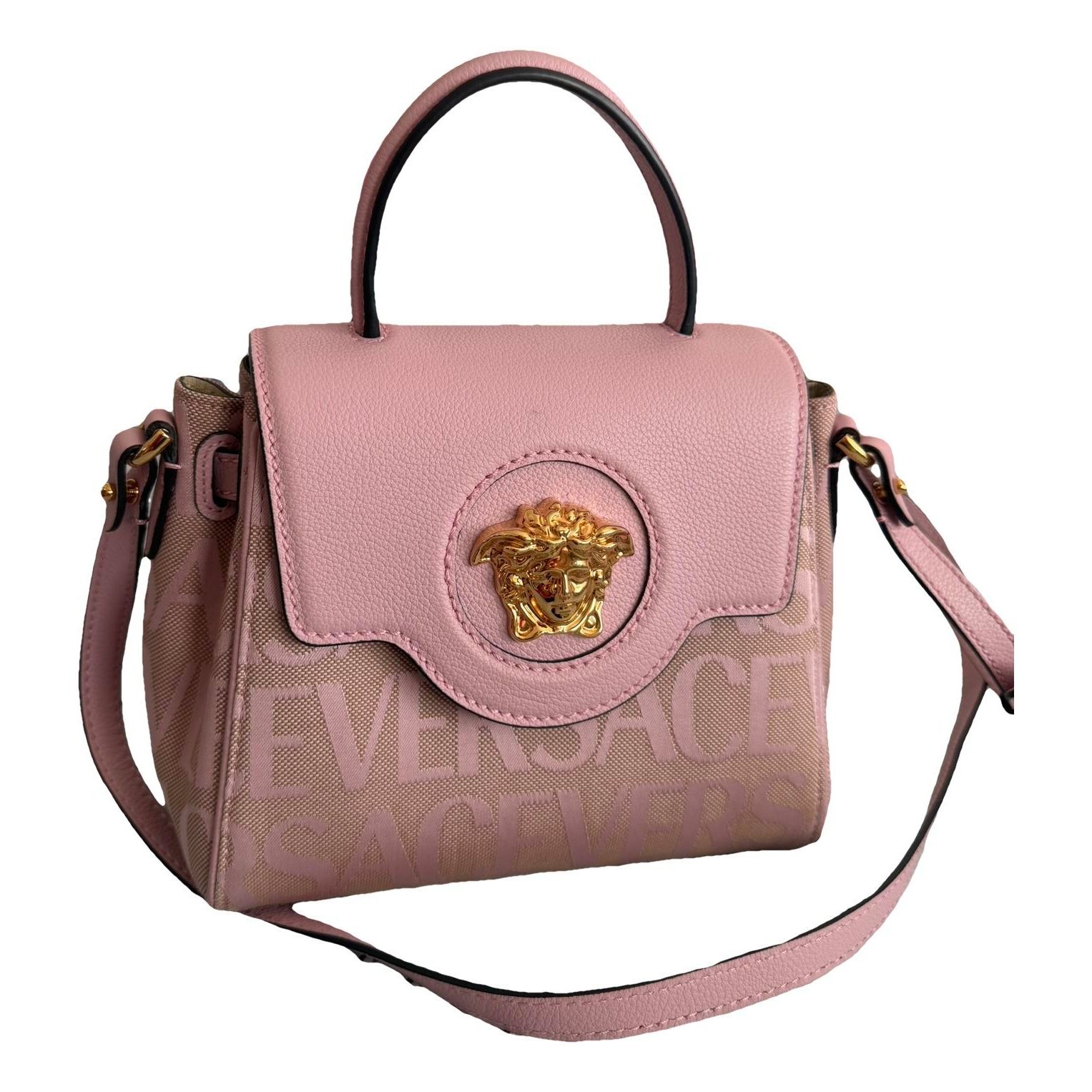 Versace La Medusa leather handbag