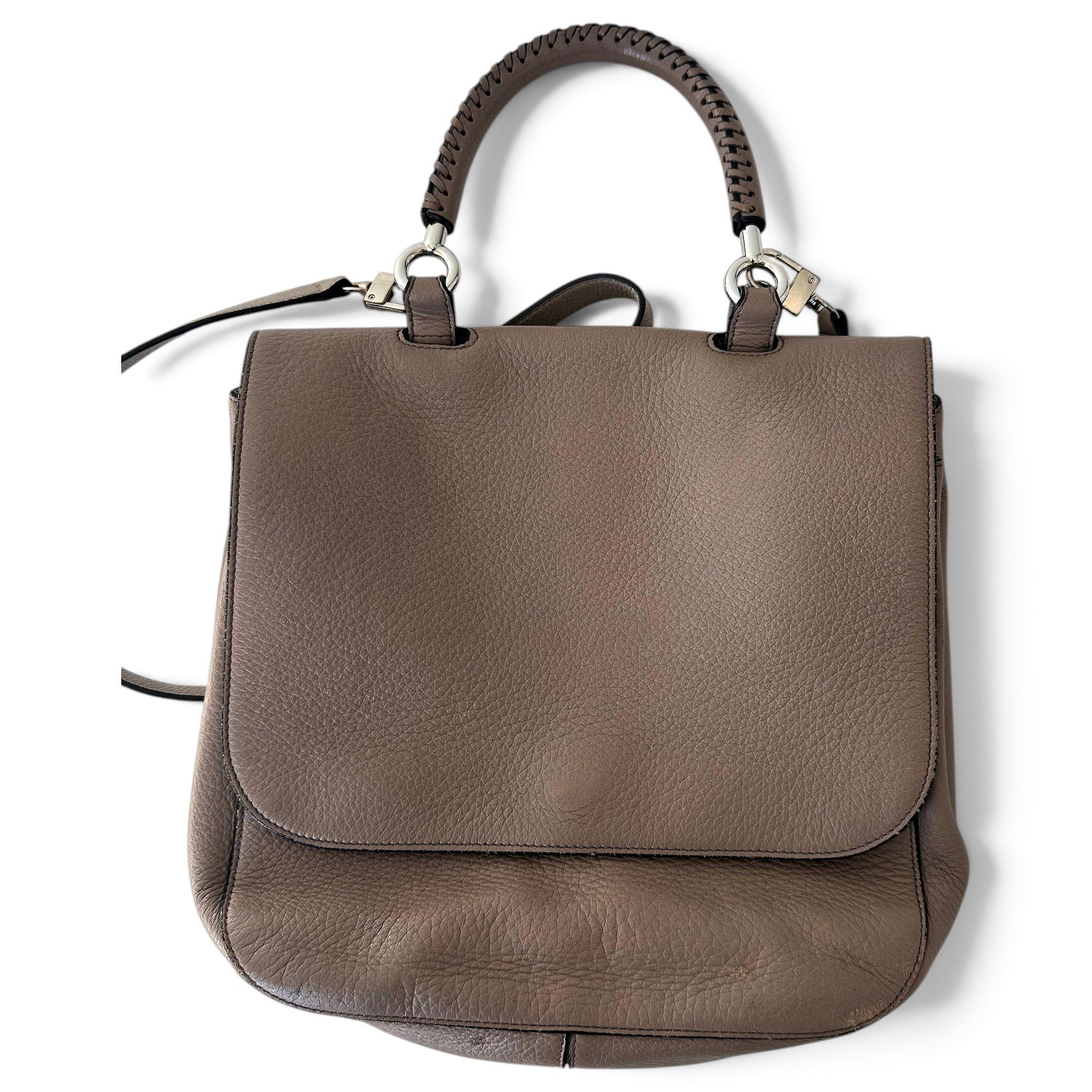 Leather handbag
