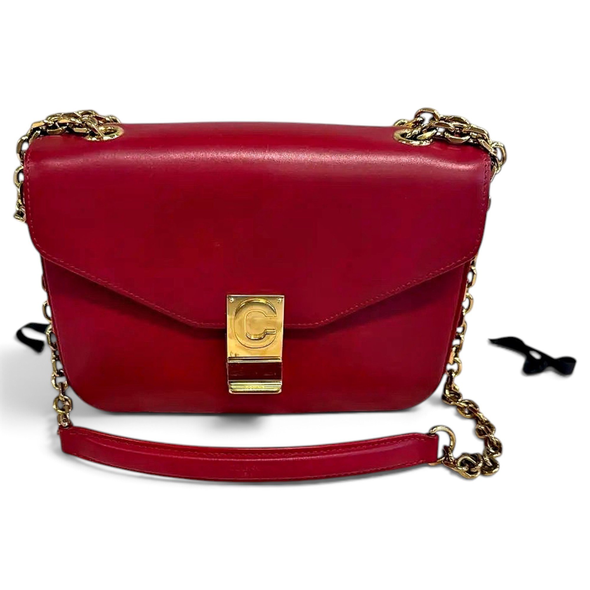 C bag leather handbag