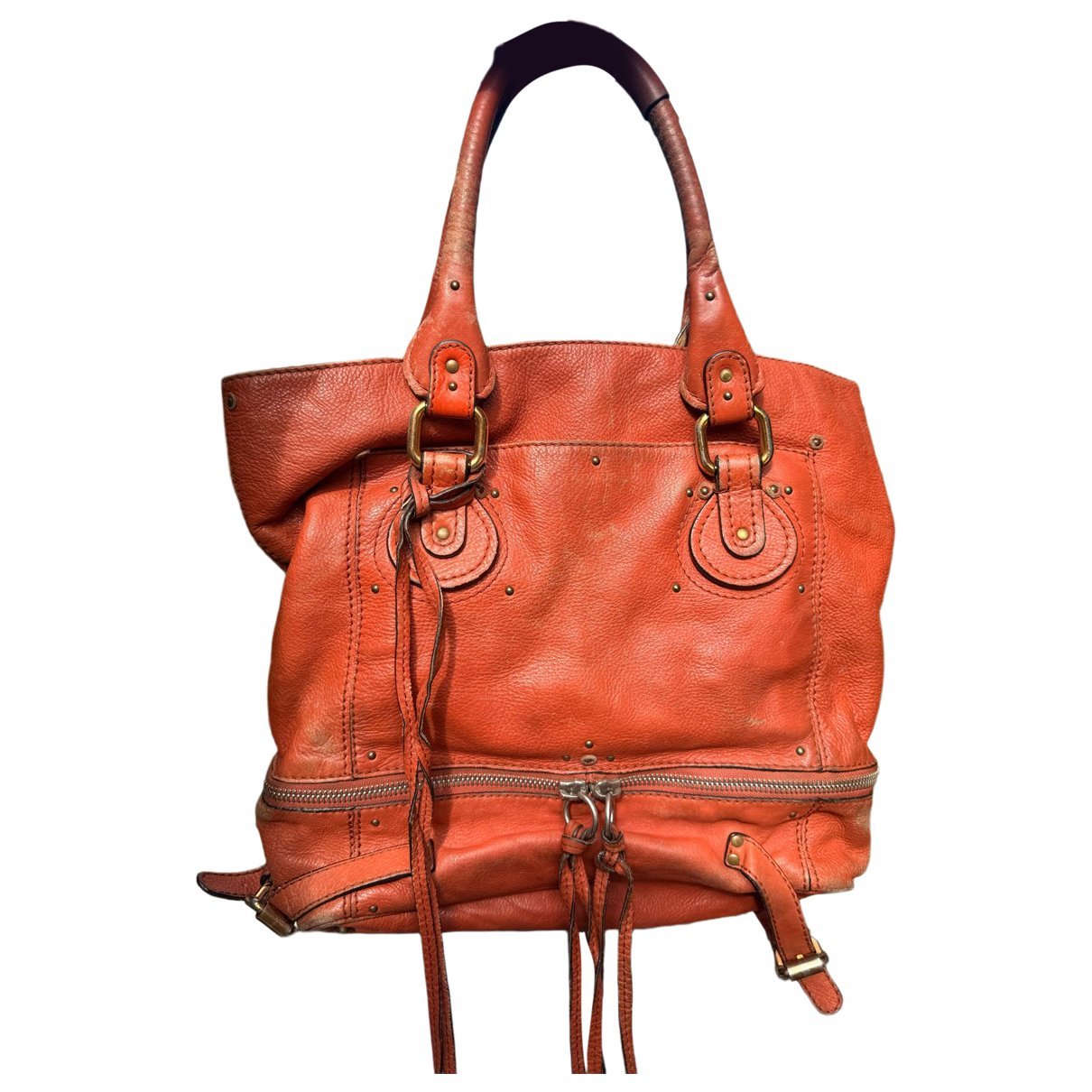 Paddington, Zip leather handbag