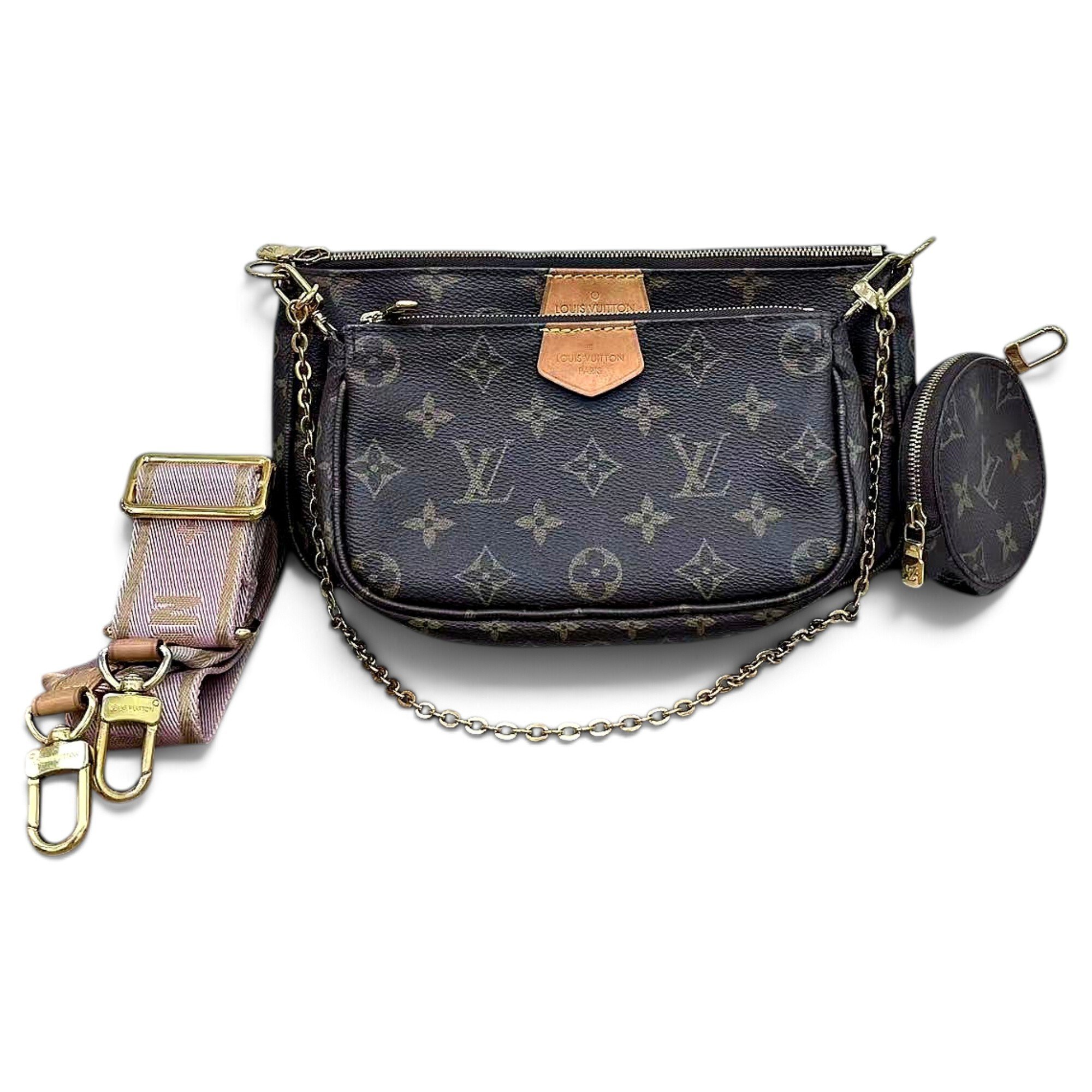 Multi Pochette Accessoires leather handbag