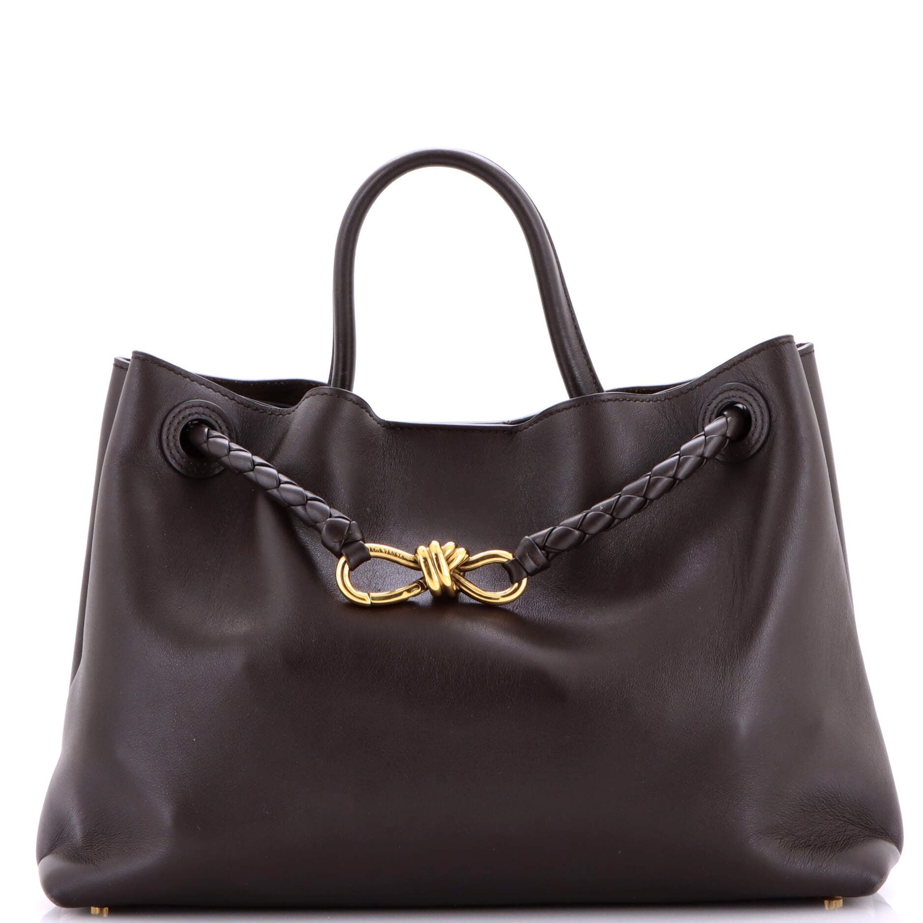 Bottega Veneta Andiamo Top Handle Bag Leather Medium