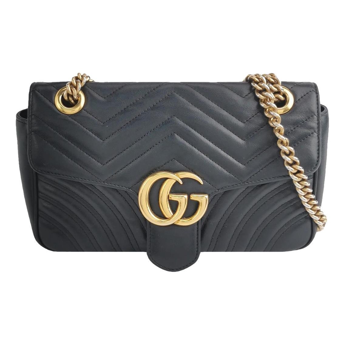 GG Marmont Flap leather handbag