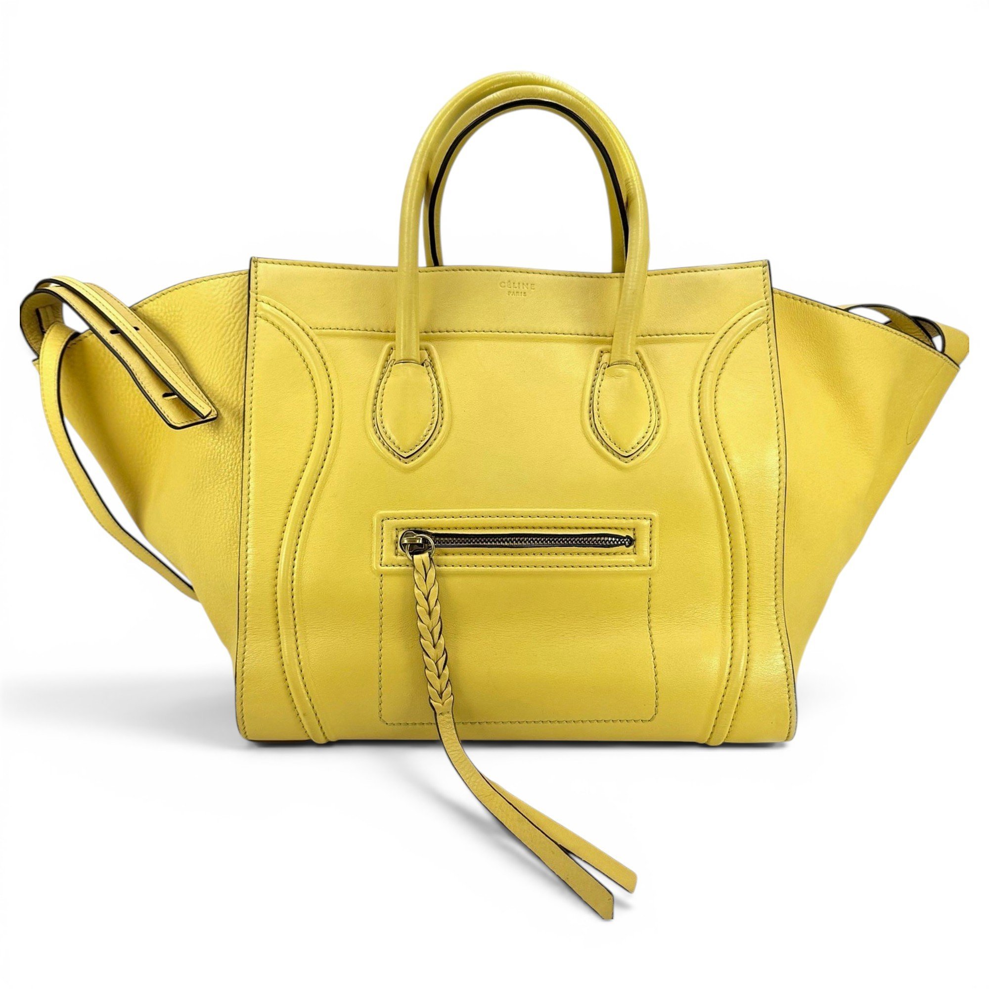 Luggage leather handbag