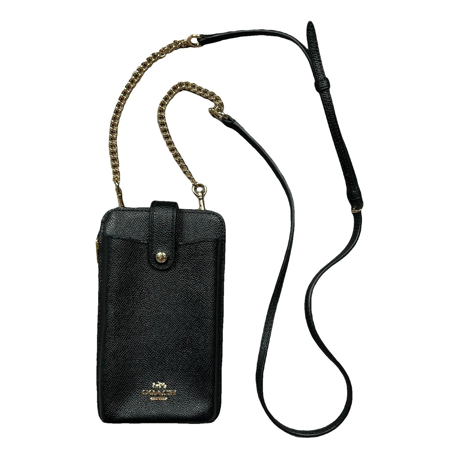Leather clutch bag