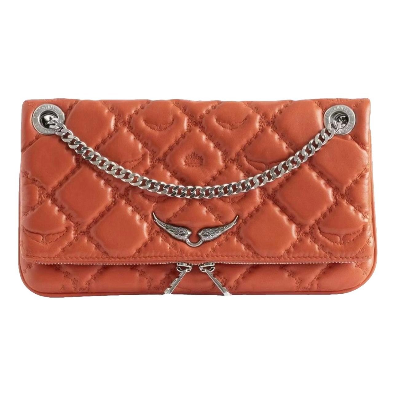 Rock leather crossbody bag