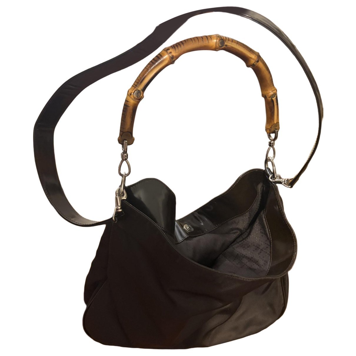 Bamboo Top Handle cloth handbag