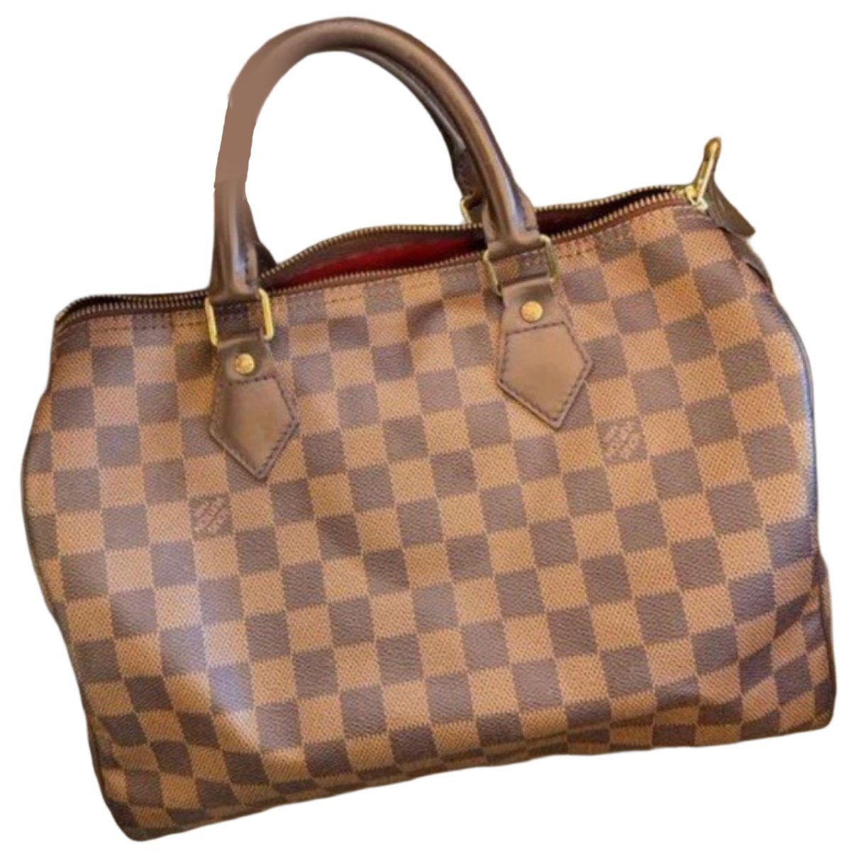 Speedy leather handbag