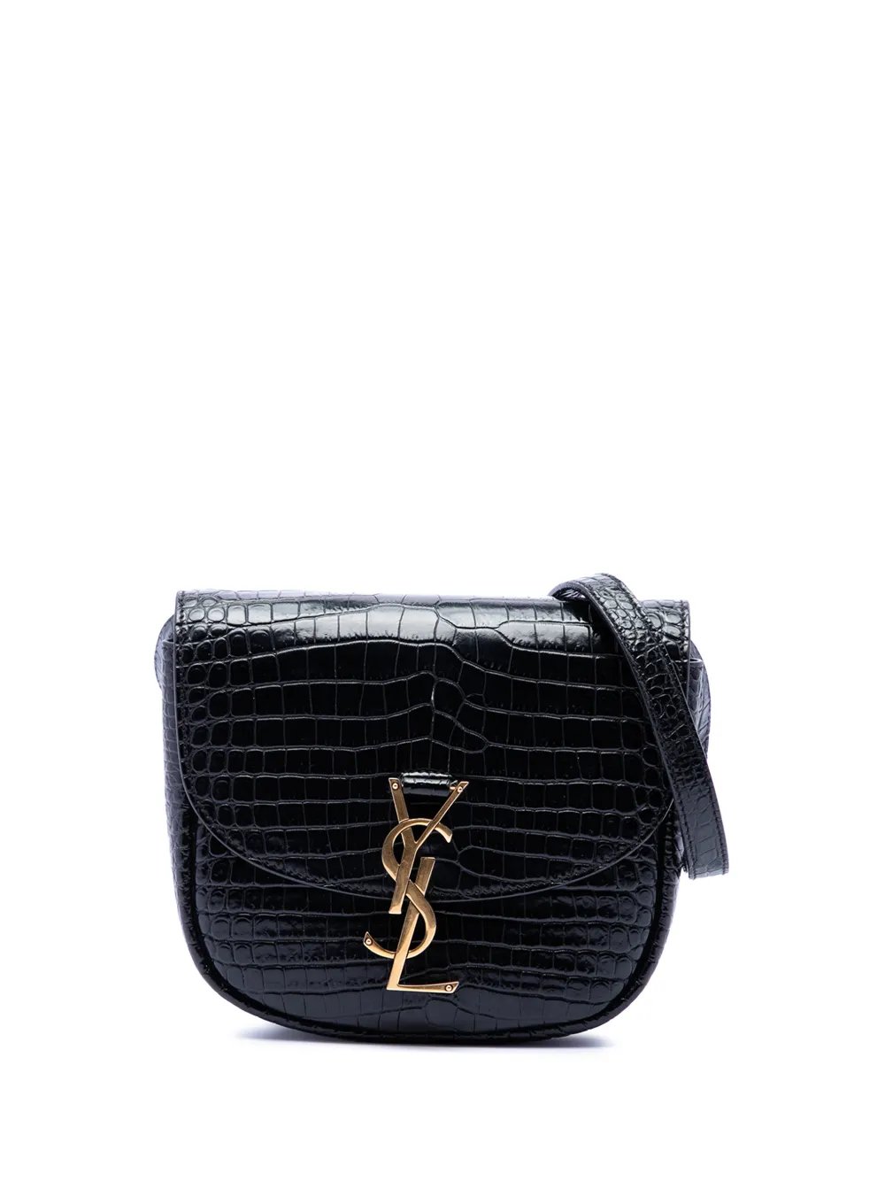 2021 Small Croc Embossed Monogram Kaia crossbody bag