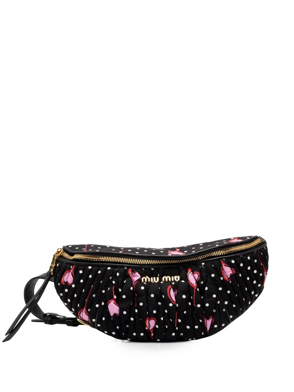 2010-2026 Matelasse Nylon Heart Print belt bag