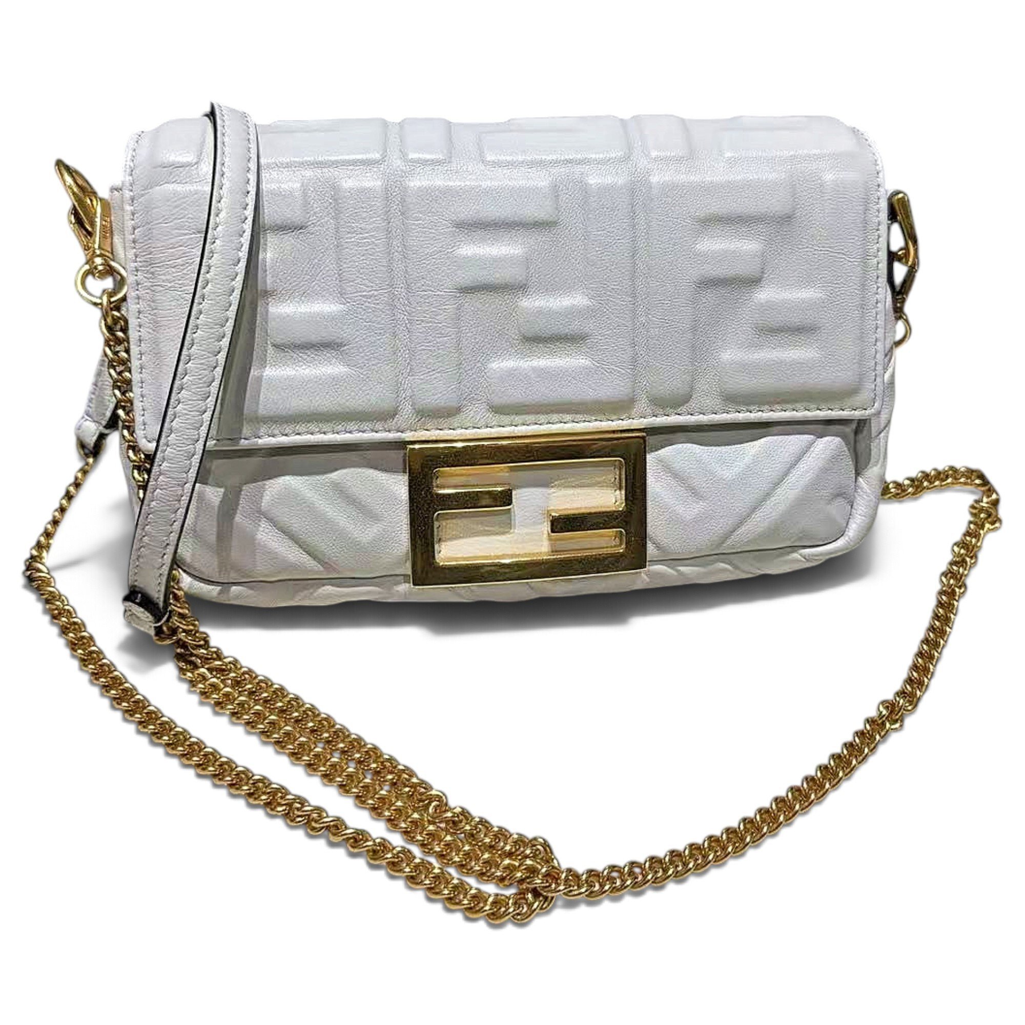 Baguette leather handbag