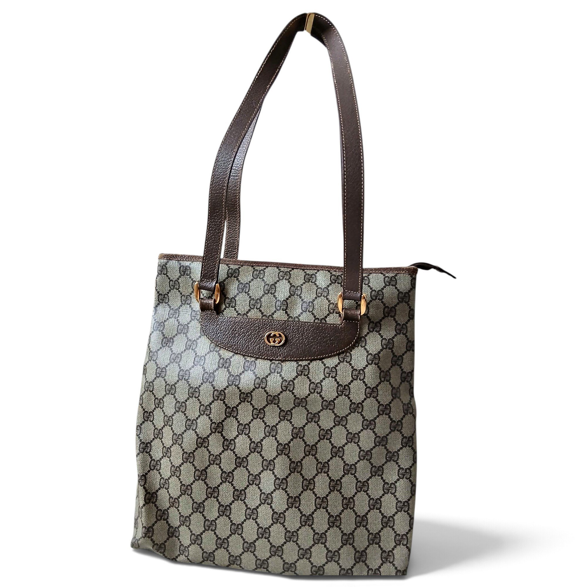 Leather tote
