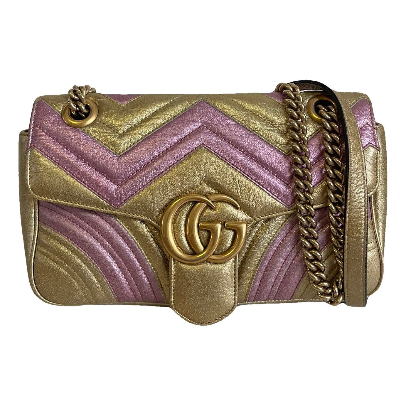 GG Marmont Flap leather crossbody bag
