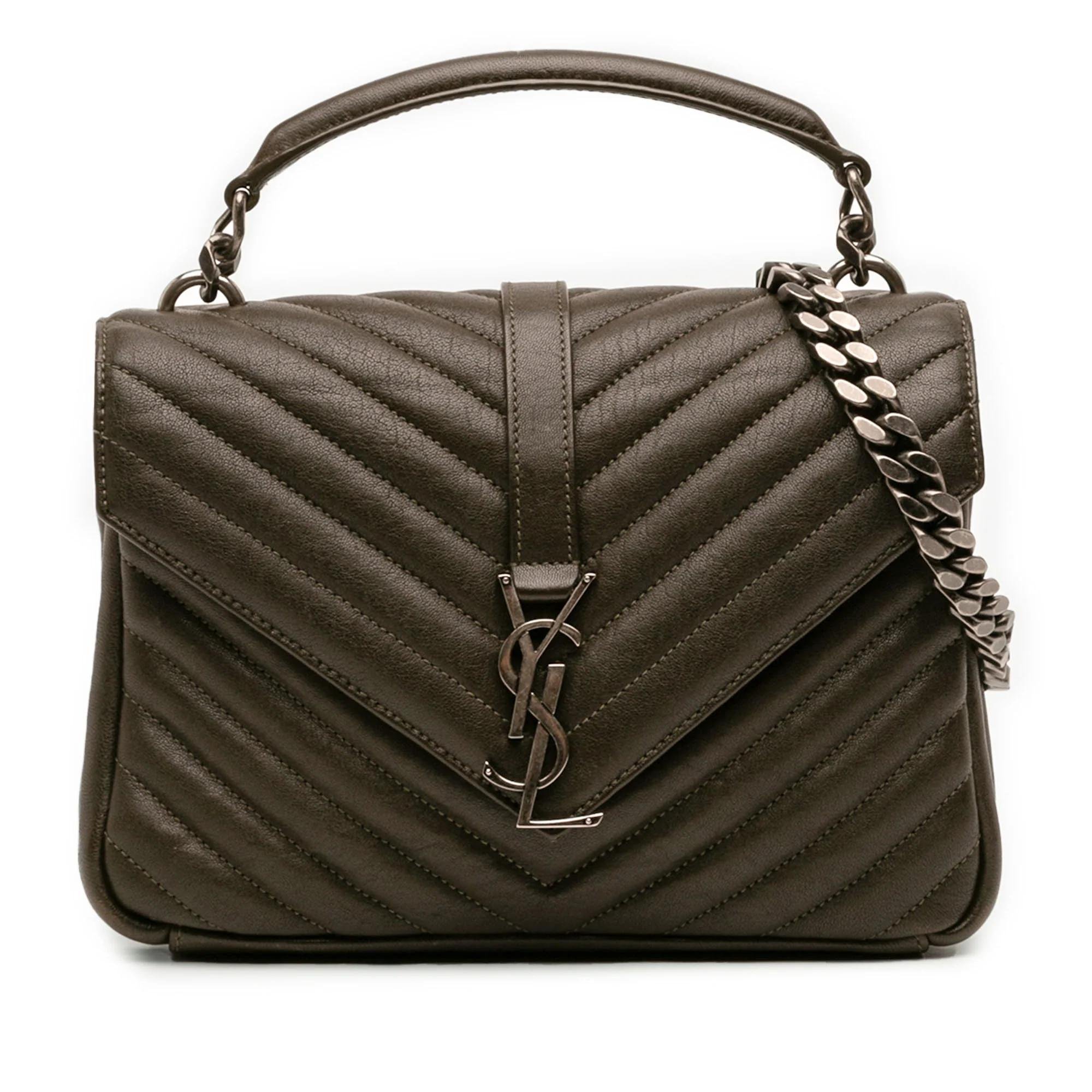Leather satchel