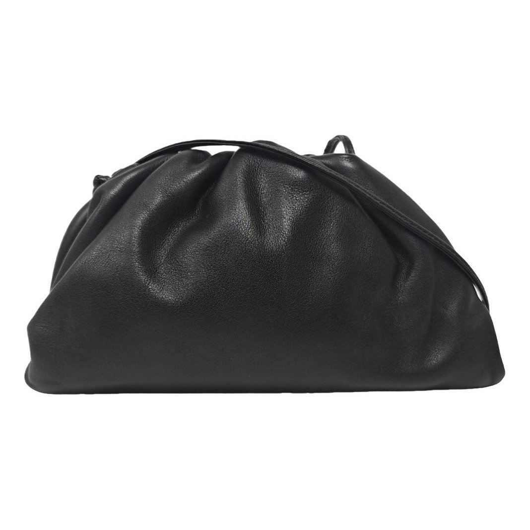 Pouch leather handbag