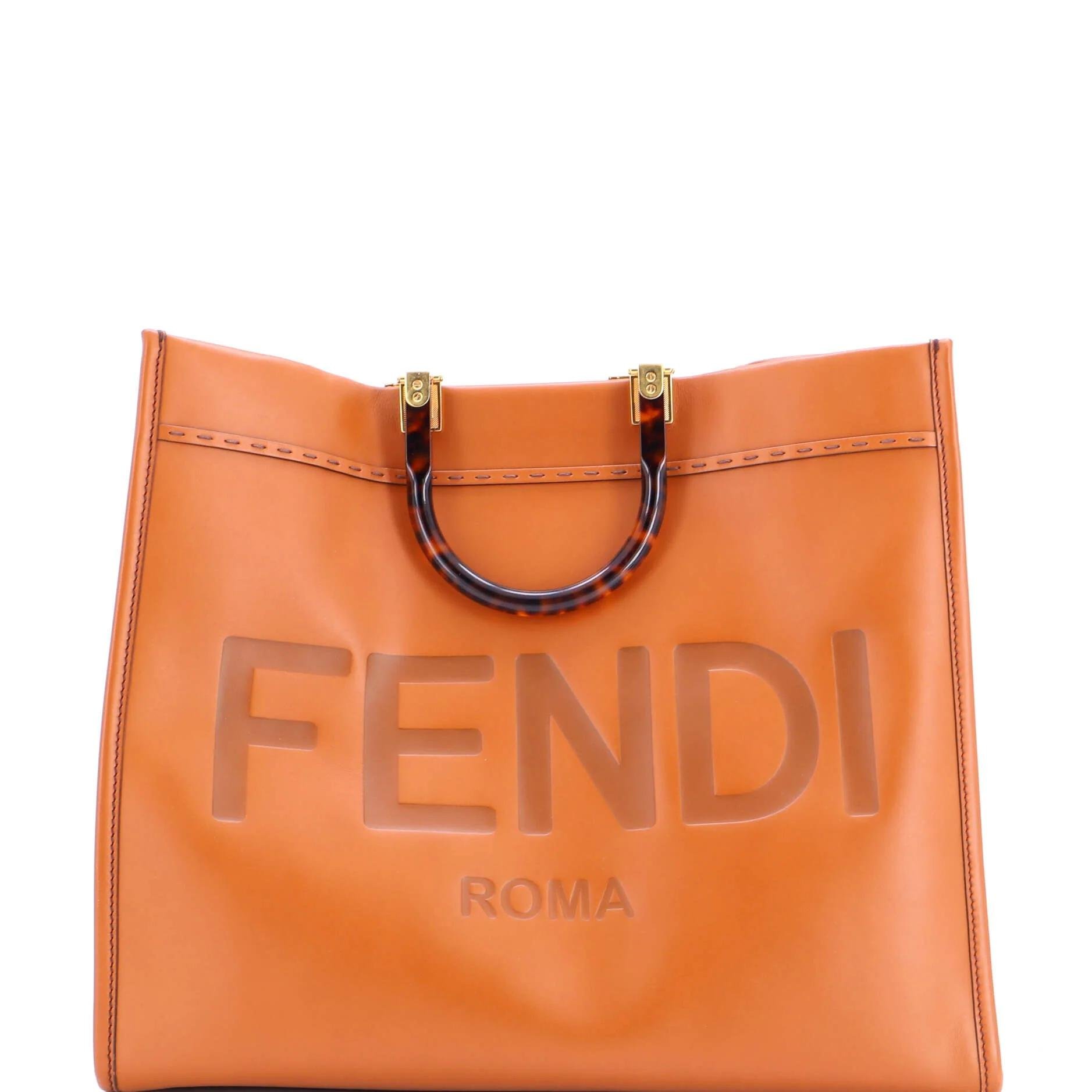 Leather tote