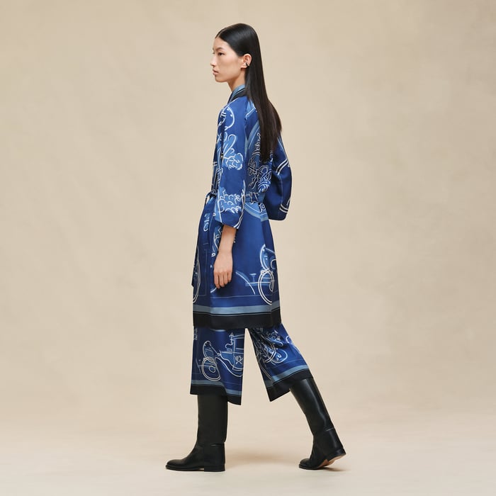 Bleu Lagune "Ex-libris a Main Levee" Dress
