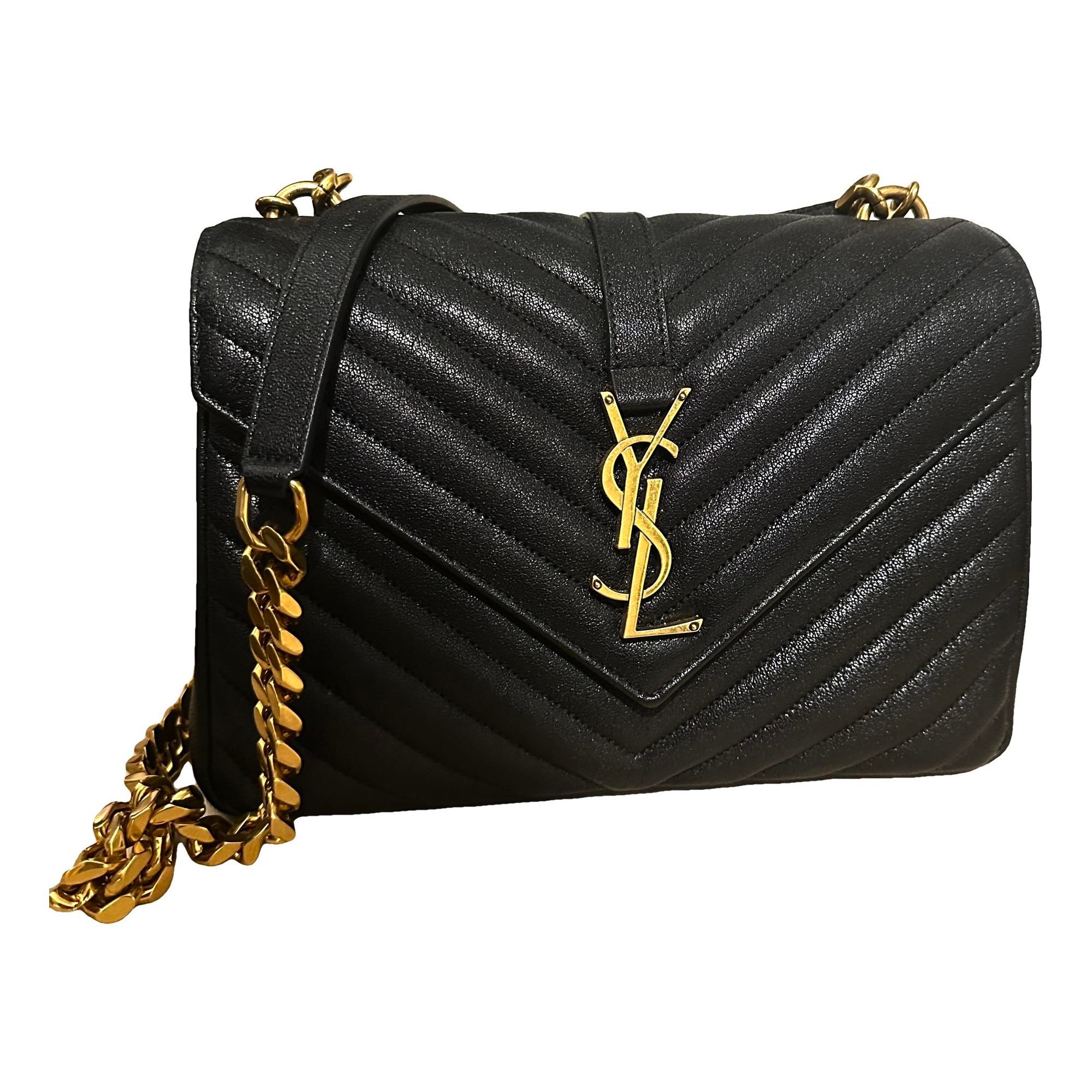 Collége monogramme leather handbag